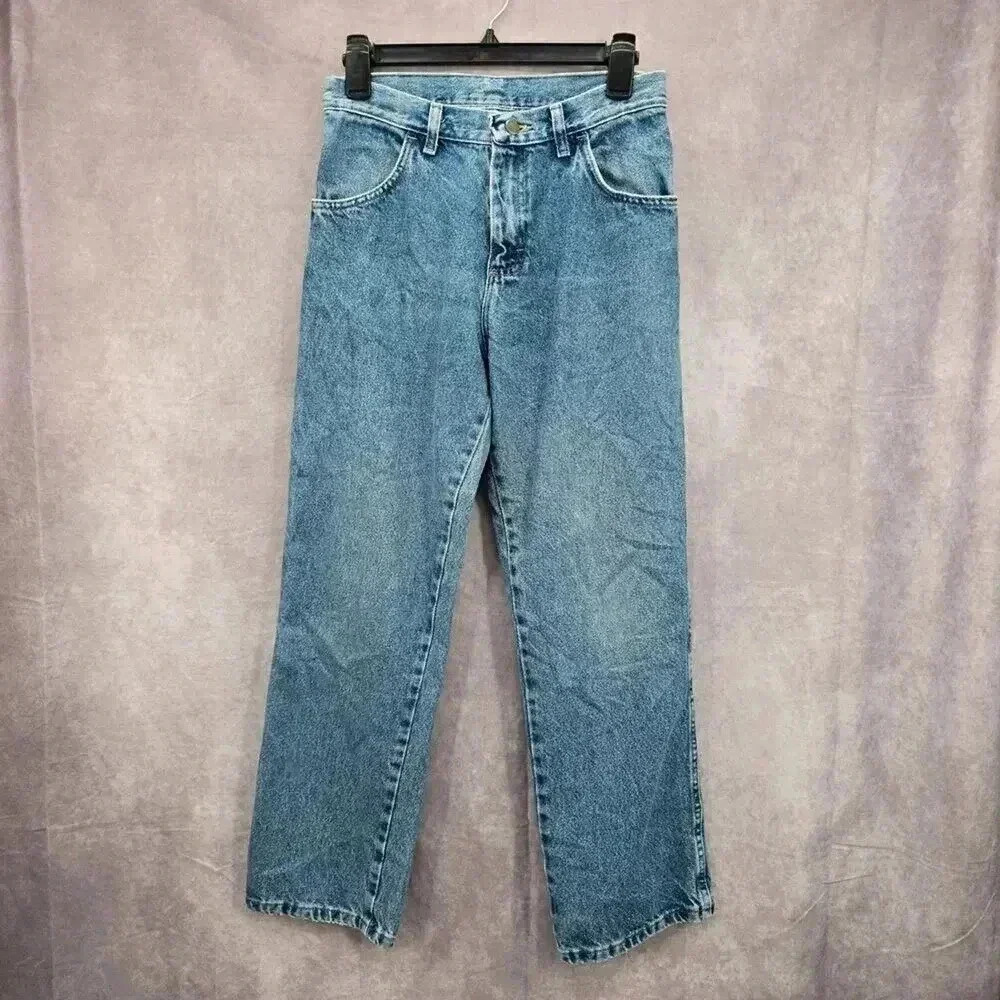 Rustler Jeans Blue Denim Button & Zipper Fly‎ Size 16 Regular